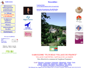 gargilesse.fr website preview