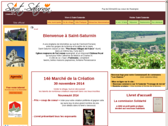 saint-saturnin63.fr website preview