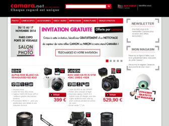 camara.fr website preview