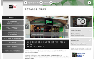 bevalot-phox.fr website preview