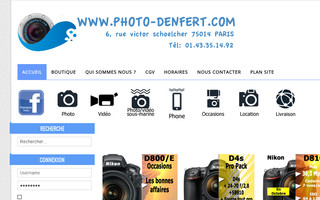 photo-denfert.com website preview