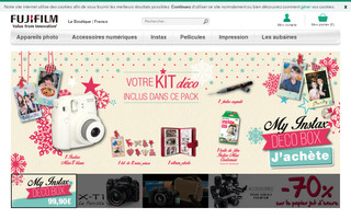 boutique.fujifilm.fr website preview