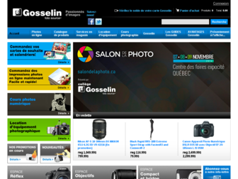 gosselinphoto.ca website preview