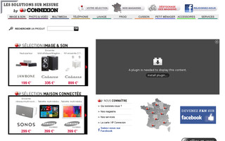 connexion.fr website preview