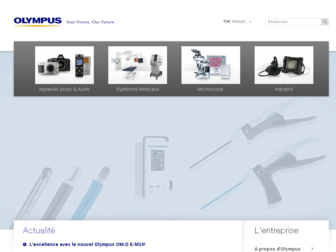 olympus.fr website preview