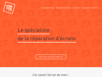 ecrancasse.com website preview
