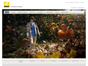 nikon.fr website preview