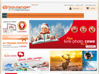tiragephoto.boulanger.fr website preview