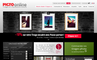 online.picto.fr website preview