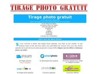 tirage-photo-gratuit.org website preview