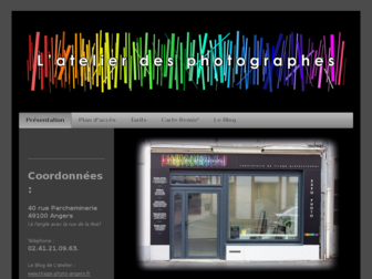 atelier-photographes.fr website preview