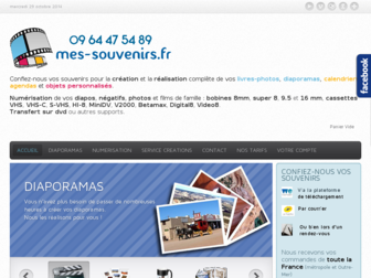 mes-souvenirs.fr website preview