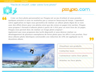 livrephoto-pixypia.com website preview