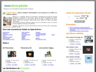 mon-livre-photo.fr website preview