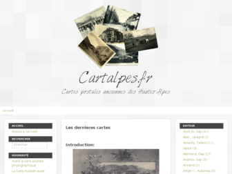 cartalpes.fr website preview