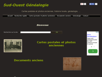 so-genealogie.fr website preview