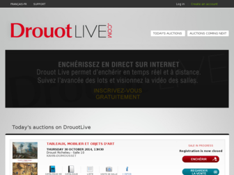 drouotlive.com website preview