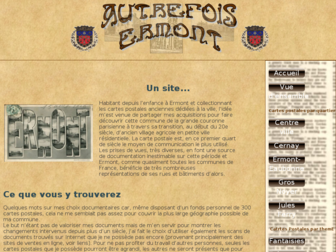 autrefois.ermont.free.fr website preview