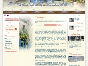 fleurdelinetboutondor.com website preview