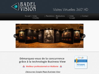 visitesvirtuelles360.be website preview