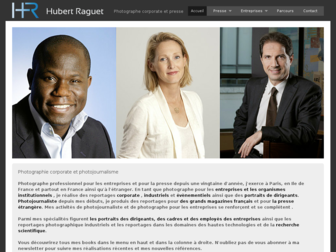 hubertraguet.com website preview
