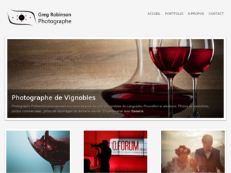 gregrobinson.fr website preview