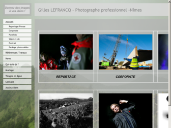 gilleslefrancq.fr website preview