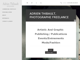 adrienthibault.fr website preview