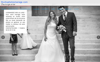 studiophotosmariage.com website preview