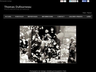 thomasdufourneau-mariage.fr website preview