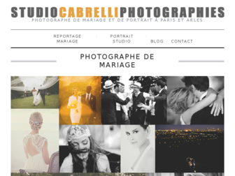 studiocabrelli.com website preview
