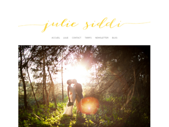 juliesiddi.com website preview