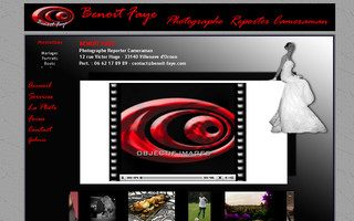 benoit-faye.com website preview