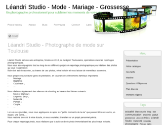 leandristudio.e-monsite.com website preview