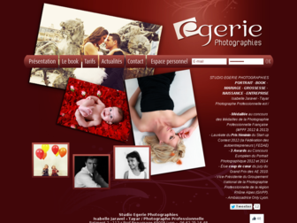 egerie-photographies.com website preview