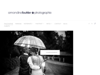 amandinefoutrier.fr website preview