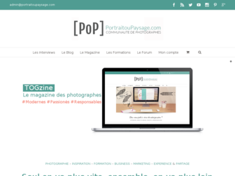 portraitoupaysage.com website preview