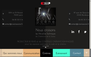 cinemascene.fr website preview