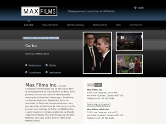 maxfilms.ca website preview