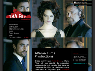alfamafilms.com website preview