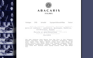 abacaris-films.fr website preview