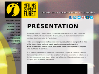 petitfuret-production.com website preview