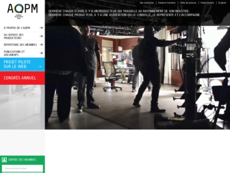 aqpm.ca website preview