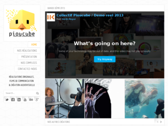 pioucube.com website preview