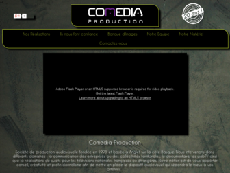 comedia-production.com website preview