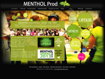 mentholprod.com website preview