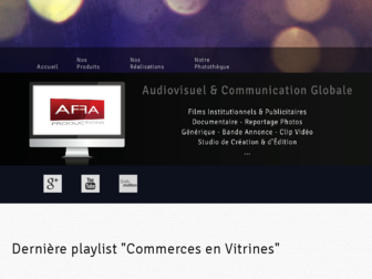 affa-productions.com website preview