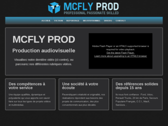 mcflyprod.com website preview