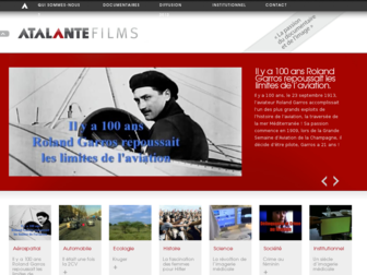 atalantefilms.fr website preview