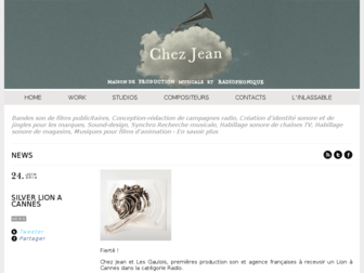 chezjean.fr website preview